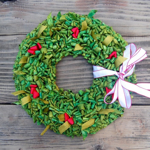 Locker Hook Colorful Holiday Wreaths