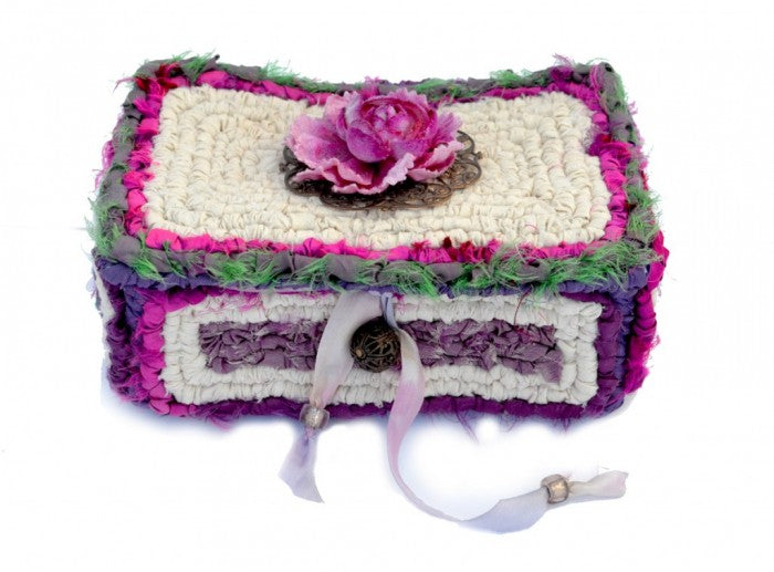 Hook Colorful Boxes, Purses, Floral Pins