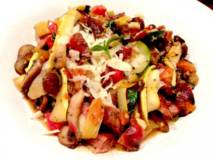 Colorful & Delicious Zucchini Tagliatelle Recipe