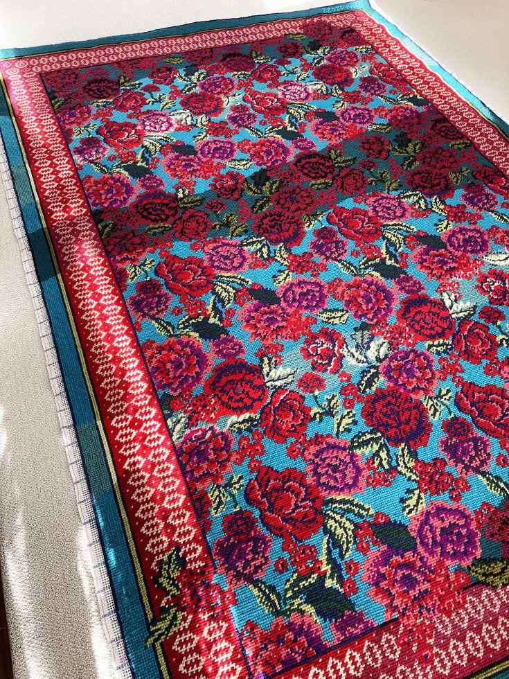 A Creative Journey During Covid Produces a Beautiful Rug