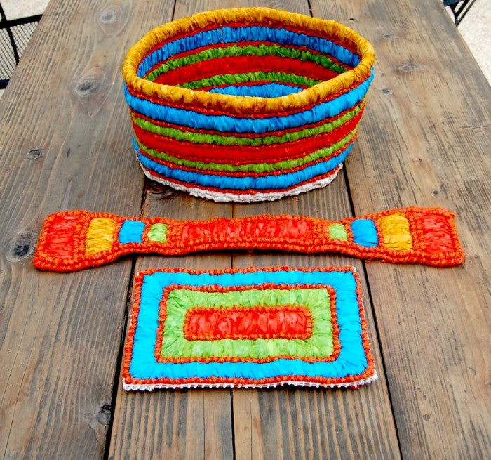 Locker Hook a Basket in Bright Colors