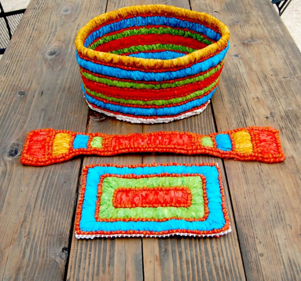 Locker Hook a Basket in Bright Colors