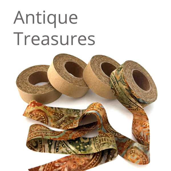 NEW! Renaissance Hues - 1"w Hand-Dyed Cotton Fabric Strips, 60 Yds. - 8 Color Options