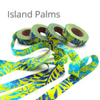 Color Crazy Fabric Strips Hand-Dyed 3/4"w, Cool Shades - Blues & Greens