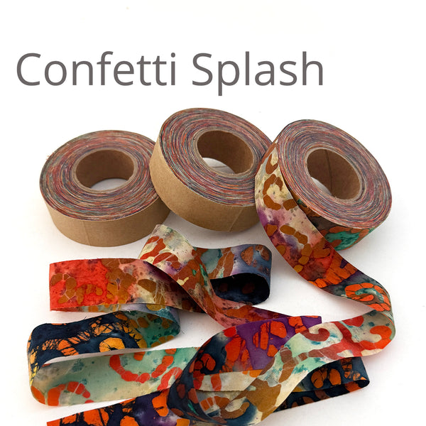 NEW! Renaissance Hues - 1"w Hand-Dyed Cotton Fabric Strips, 60 Yds. - 8 Color Options