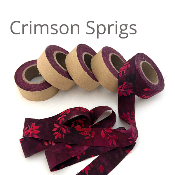 NEW! Renaissance Hues - 1"w Hand-Dyed Cotton Fabric Strips, 60 Yds. - 8 Color Options