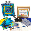 locker hooking, kit, rug hooking, fabric strips, locker hook