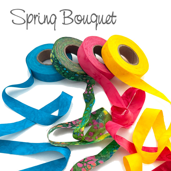 NEW! Color Crazy Fabric Strip Quartets - 3/4"w