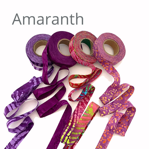 NEW! Color Crazy Fabric Strip Quartets - 3/4"w