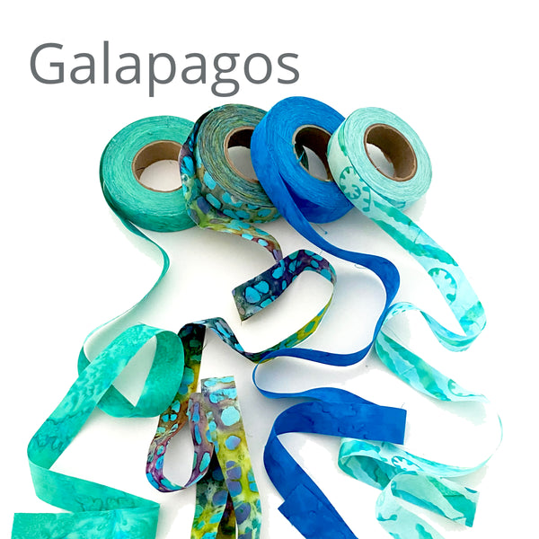 NEW! Color Crazy Fabric Strip Quartets - 3/4"w