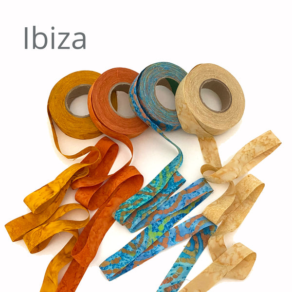 NEW! Color Crazy Fabric Strip Quartets - 3/4"w