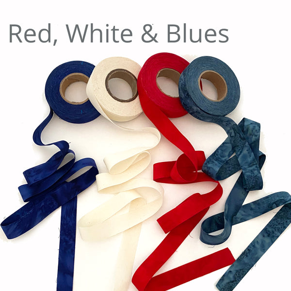 NEW! Color Crazy Fabric Strip Quartets - 3/4"w