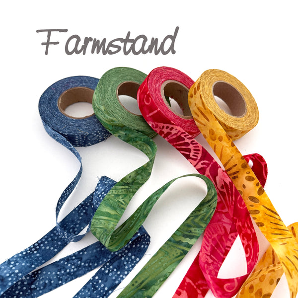 NEW! Color Crazy Fabric Strip Quartets - 3/4"w