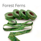 Color Crazy Fabric Strips 3/4" - Hand-Dyed - Cool Shades - Blues & Greens