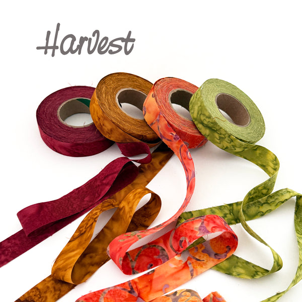 NEW! Color Crazy Fabric Strip Quartets - 3/4"w