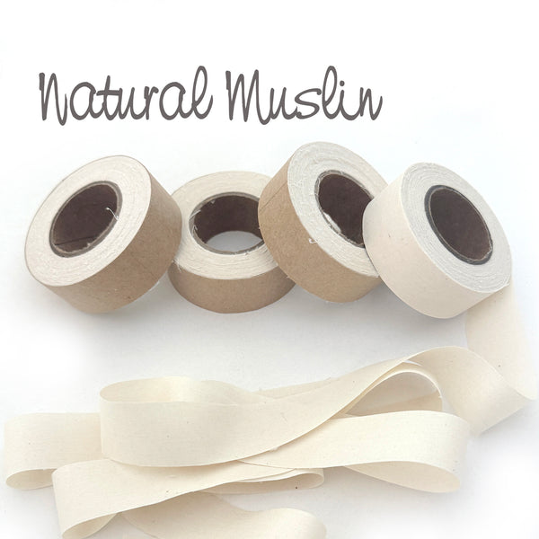 Neutral Hues - Hand-Dyed Cotton Fabric Strip Collections 1" Wide, 60 Yds.