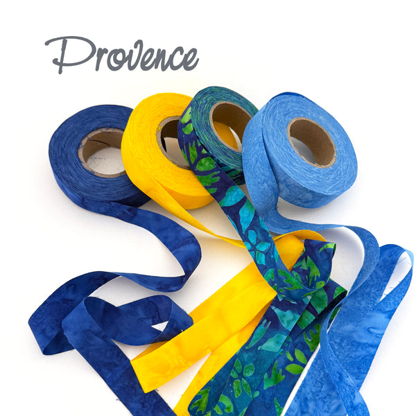 NEW! Color Crazy Fabric Strip Quartets - 3/4"w