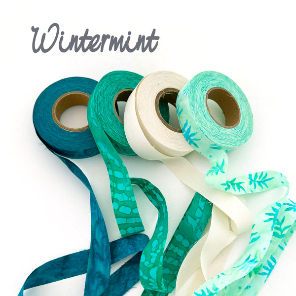 NEW! Color Crazy Fabric Strip Quartets - 3/4"w