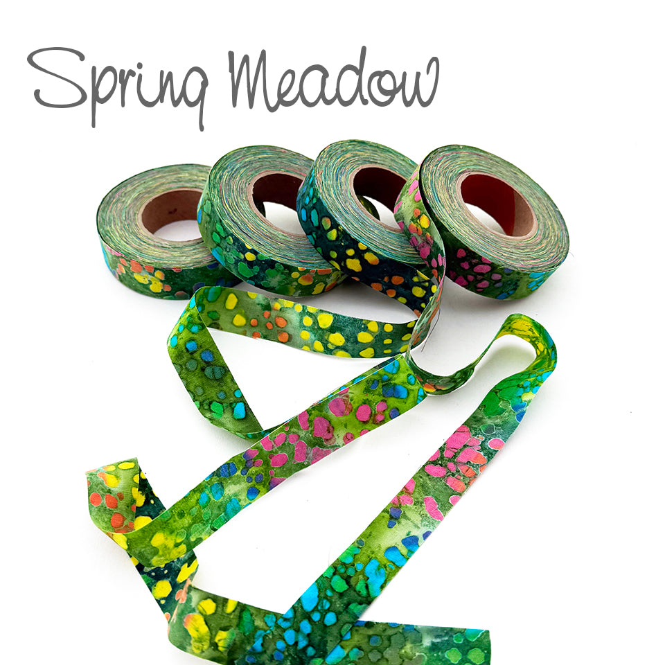 Color Crazy Fabric Strips 3/4" - Hand-Dyed - Cool Shades - Blues & Greens