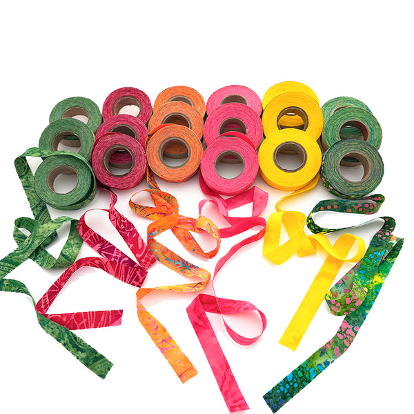 NEW! Fabric Strips Bundle - 3/4"w - Spring Blooms Collection, 300 Yds