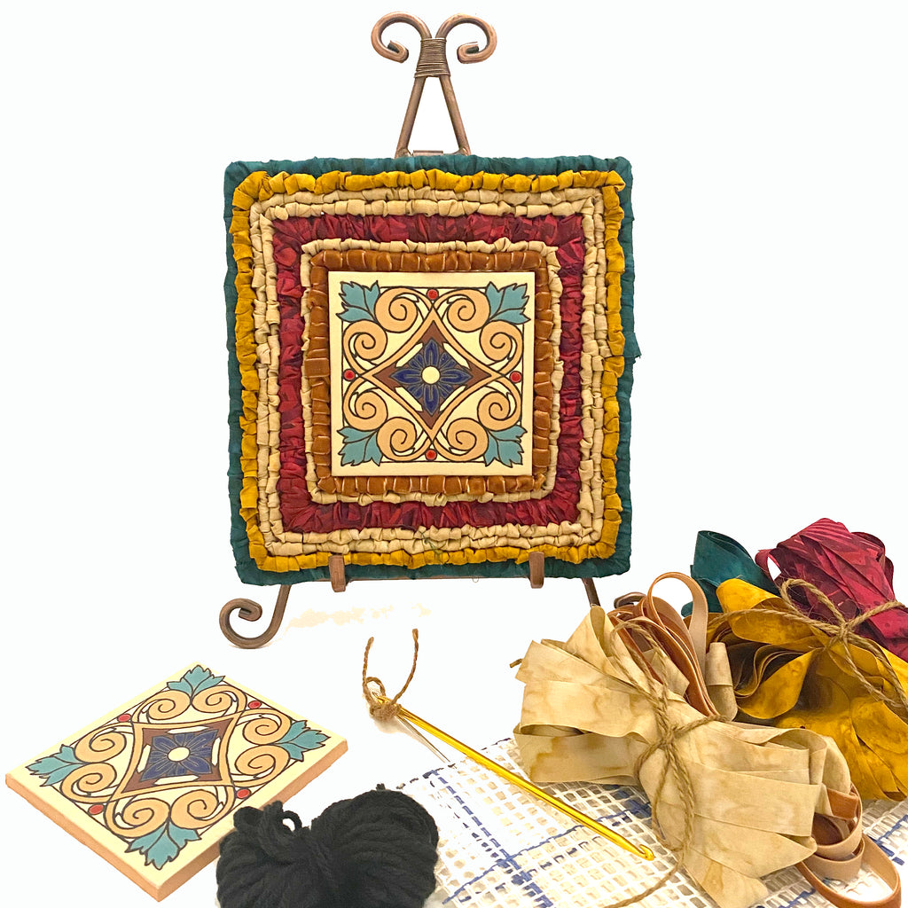 Victorian Winter Trivet Locker Hooking Kit