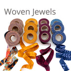 NEW! Gemstone Hues - 1"w Hand-Dyed Cotton Fabric Strip in Collections, 240 Yds. - 5 Color Options