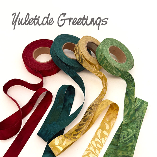 NEW! Color Crazy Fabric Strip Quartets - 3/4"w