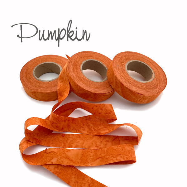 fabric strips, hand-dyed, cotton, ribbon, locker hook, weave, crochet, 3/4"w