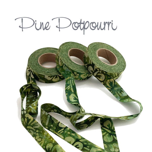 fabric strips, hand-dyed, cotton, ribbon, locker hook, weave, crochet, 3/4"w