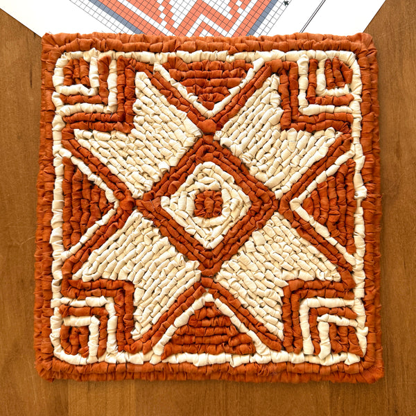 NEW! Folk Art Traditions Locker Hooked Mat - Pattern Download