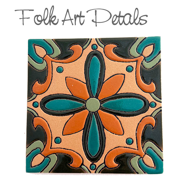NEW! Imported Ceramic Tiles - 20+ Vibrant Designs 4 1/4" x 4 1/4"