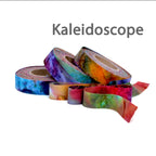 Color Crazy Fabric Strips 3/4" Hand-Dyed - Warm Shades - Yellows, Reds, Violets