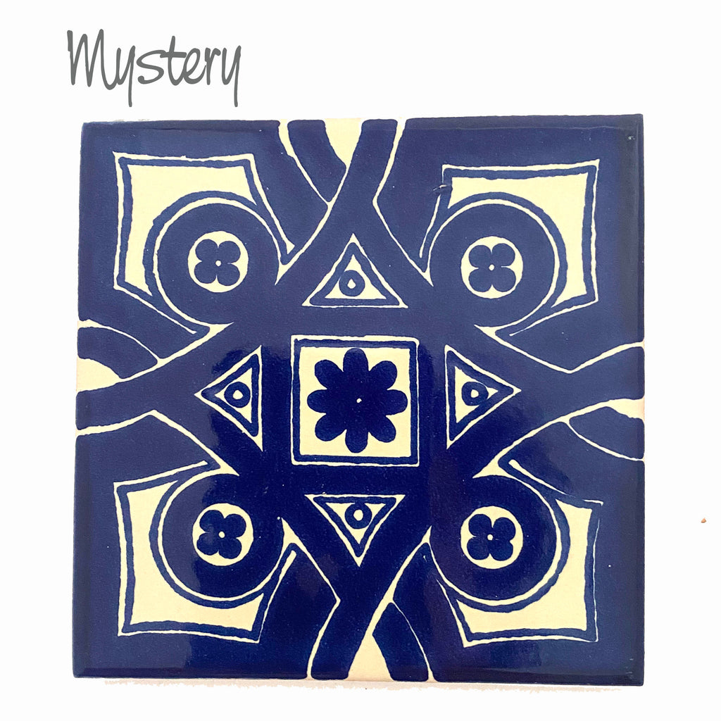 NEW! Imported Ceramic Tiles - 20+ Vibrant Designs 4 1/4" x 4 1/4"