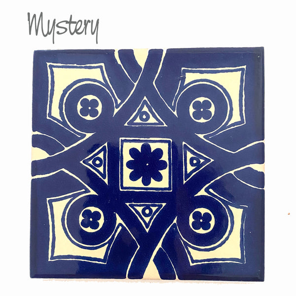 NEW! Imported Ceramic Tiles - 20+ Vibrant Designs 4 1/4" x 4 1/4"