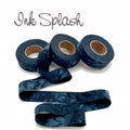 cotton fabric strips, hand-dyed, 1"wide, 60 yds, great for locker hooking, weaving, crochet, ribbon, gift wrap