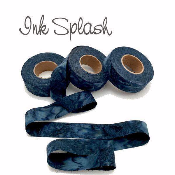 cotton fabric strips, hand-dyed, 1"wide, 60 yds, great for locker hooking, weaving, crochet, ribbon, gift wrap