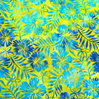 Color Crazy Hand-Dyed Cotton Fabric - Spring Fronds