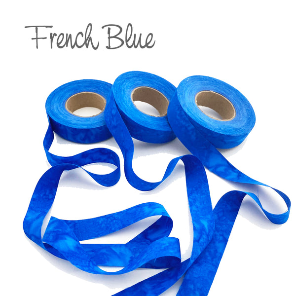 fabric strips, hand-dyed, cotton, ribbon, locker hook, weave, crochet, 3/4"w