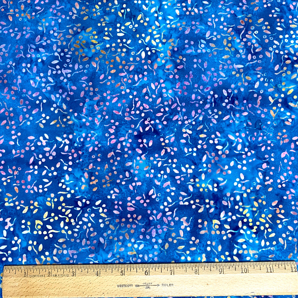 Color Crazy Hand-Dyed Cotton Fabric - Cornflower Meadow