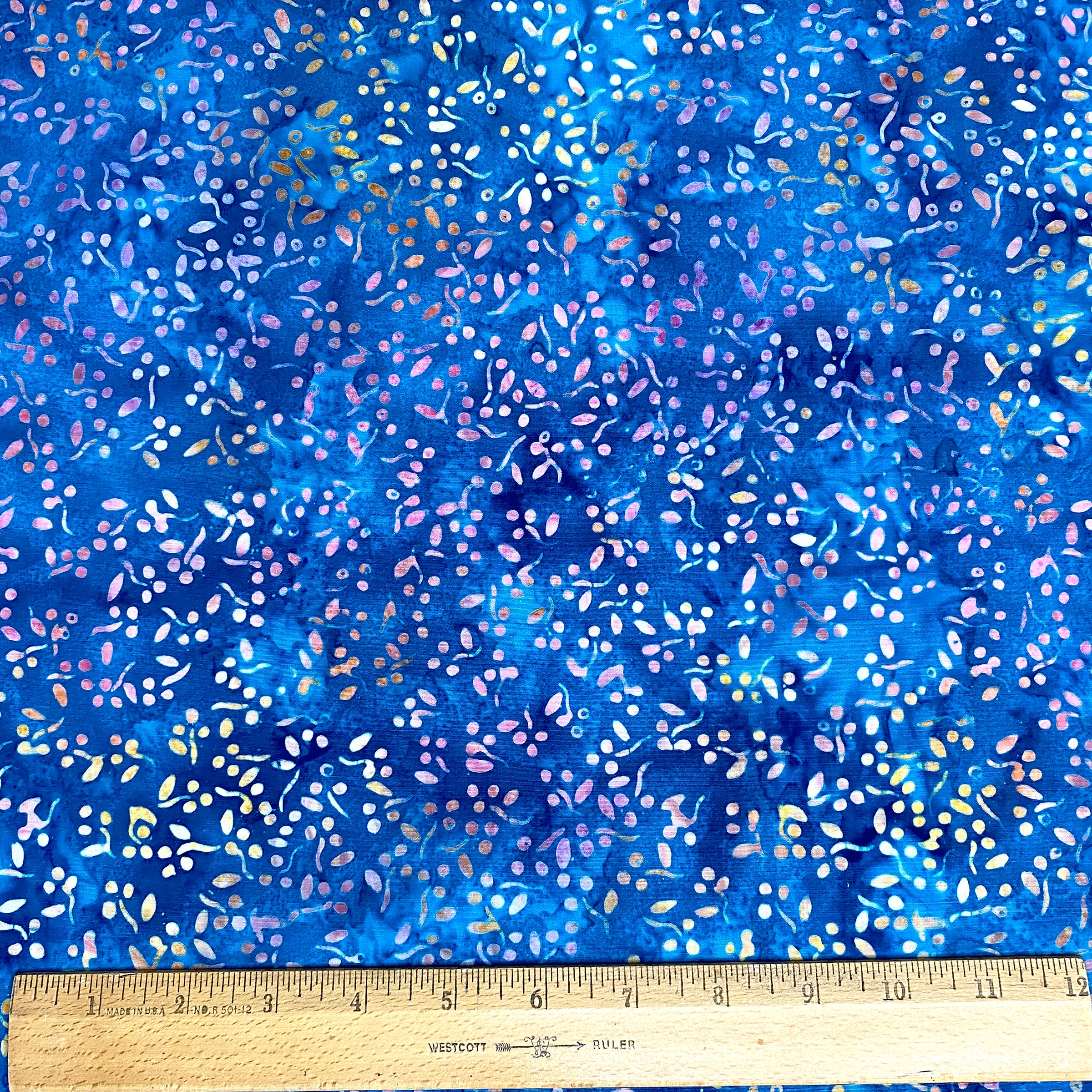 Color Crazy Hand-Dyed Cotton Fabric - Cornflower Meadow