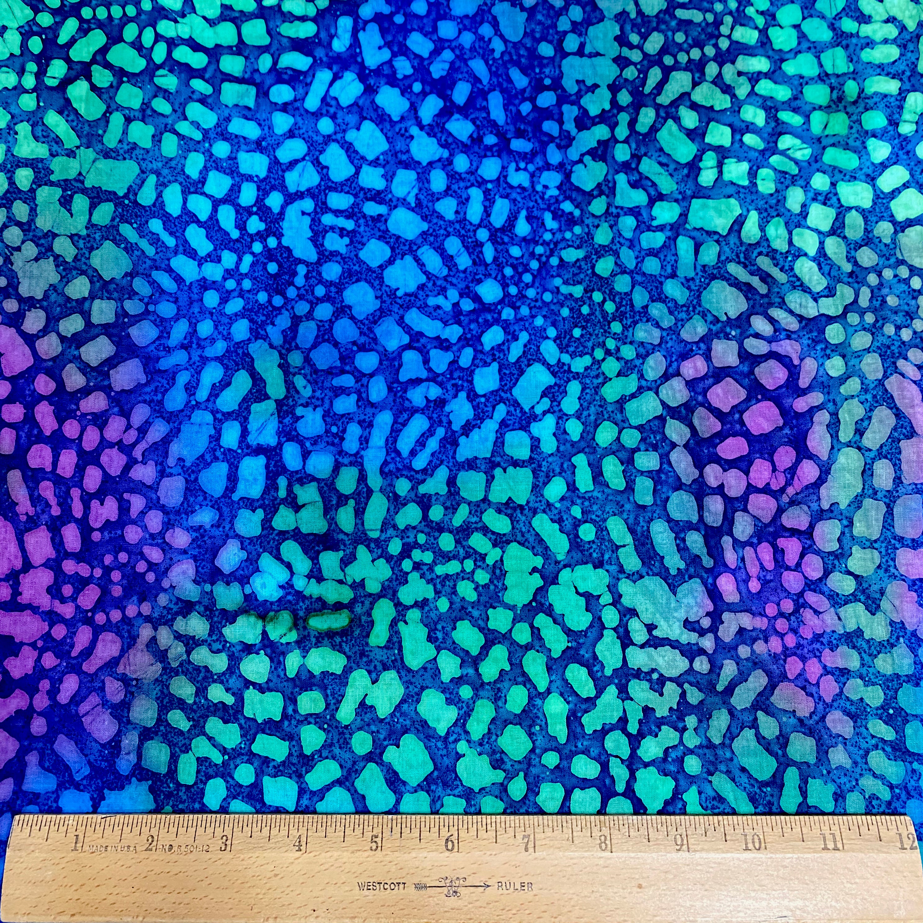 Color Crazy Hand-Dyed Cotton Fabric - Tropical Mosaic