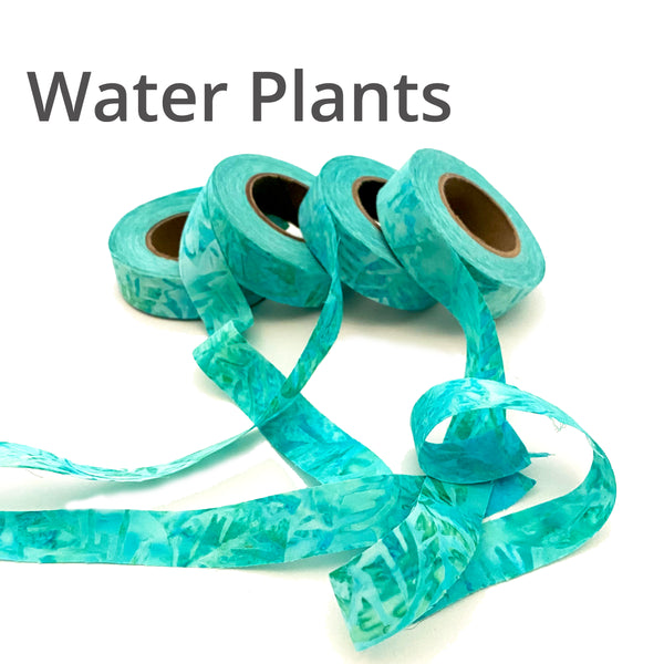 fabric strips, hand-dyed, cotton, ribbon, locker hook, weave, crochet, 3/4"w