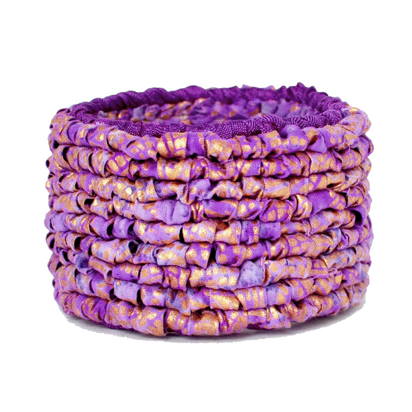 Boho Bangle Locker Hooking Kit - Gold Dust Collection - 7 Color Combos