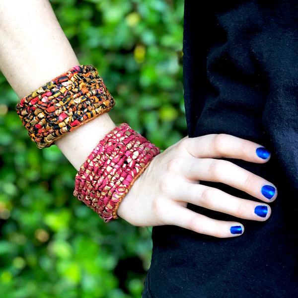 Boho Bangle Locker Hooking Kit - Gold Dust Collection - 7 Color Combos