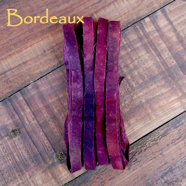 Color Crazy Velvety Fabric Strips - 1/2"w, Hand-Dyed