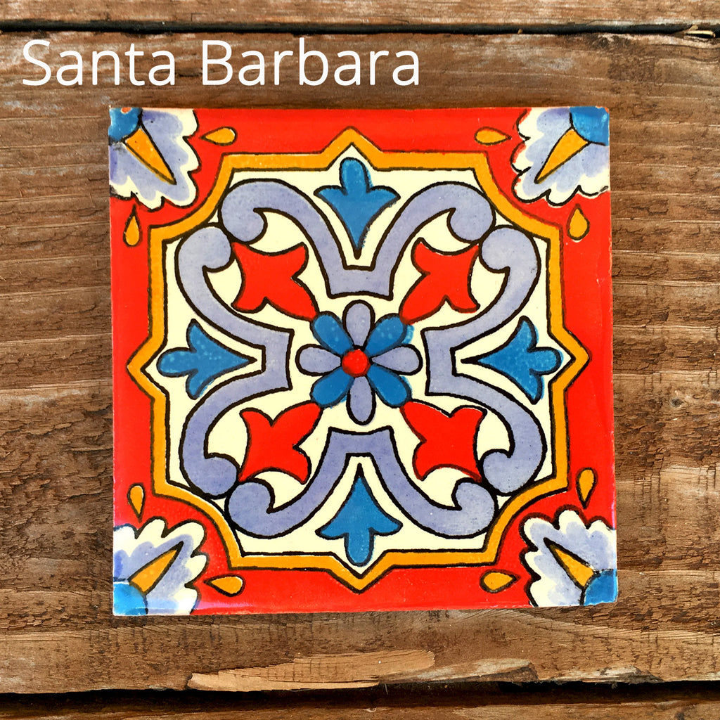 NEW! Imported Ceramic Tiles - 20+ Vibrant Designs 4 1/4" x 4 1/4"