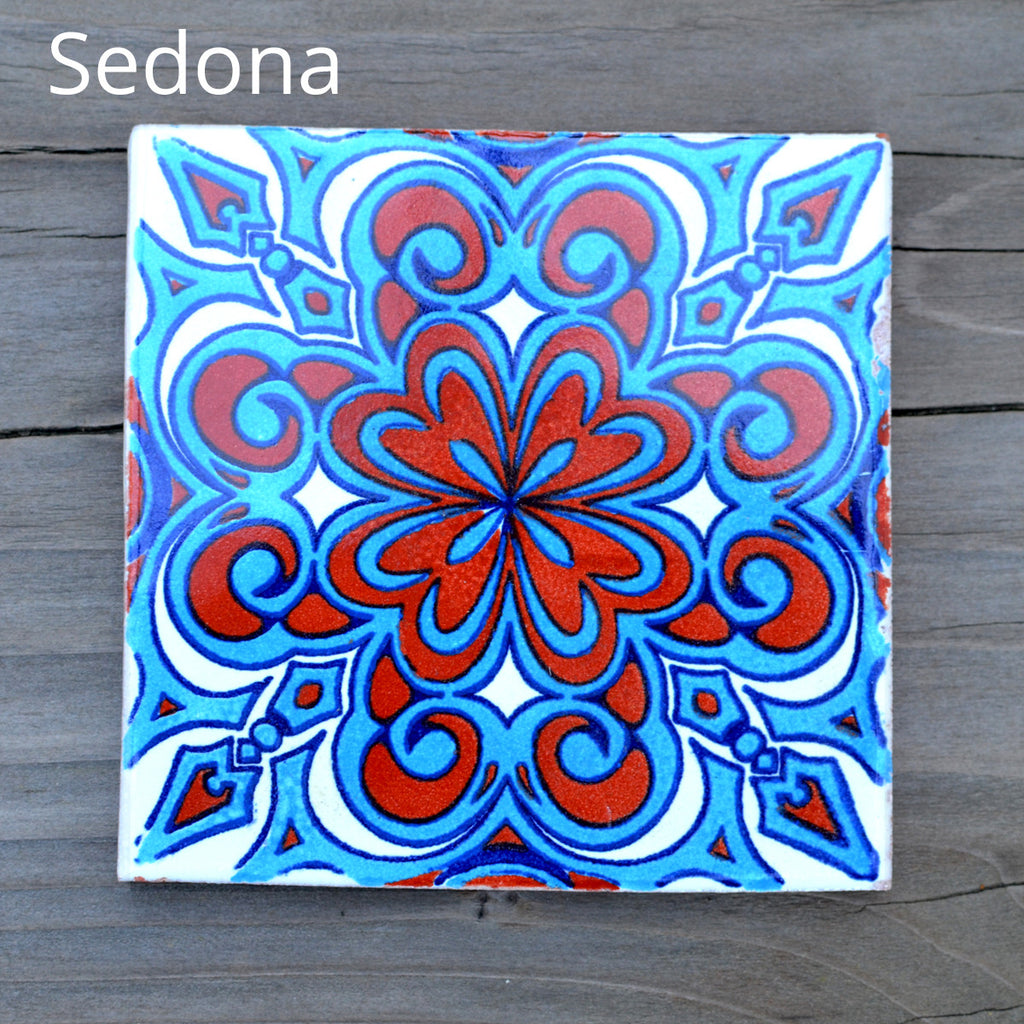 NEW! Imported Ceramic Tiles - 20+ Vibrant Designs 4 1/4" x 4 1/4"
