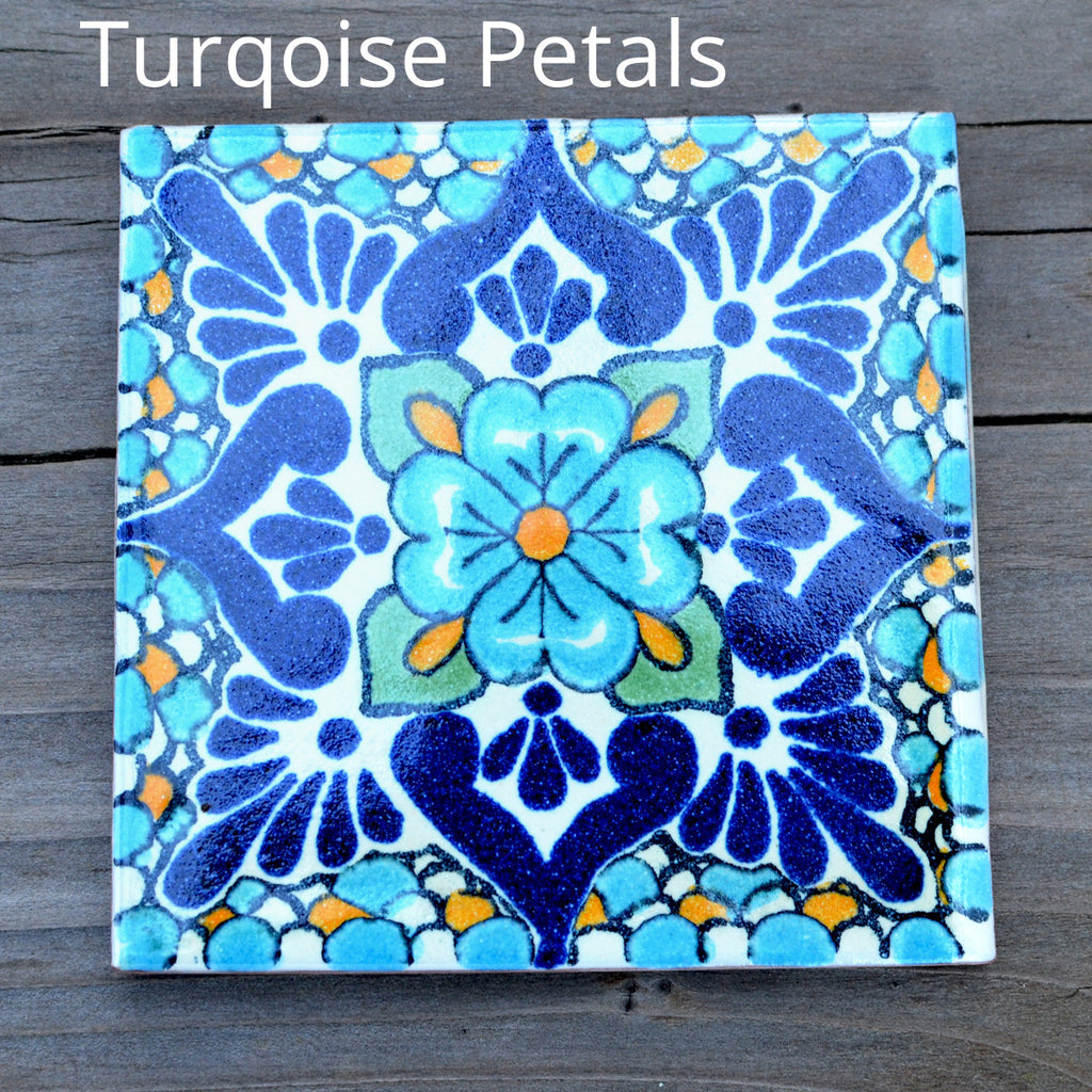 NEW! Imported Ceramic Tiles - 20+ Vibrant Designs 4 1/4" x 4 1/4"