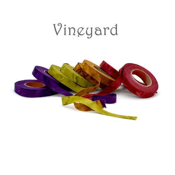 Color Crazy Fabric Strip Collections - 1/2",  Hand-Dyed, 180 Yds