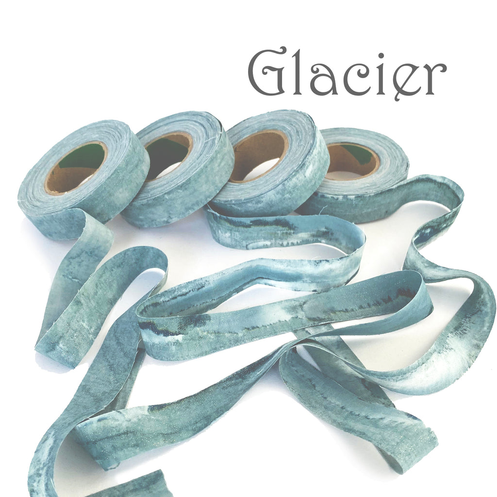 Hand-dyed fabric strips, great for locker hooking, crochet, weaving